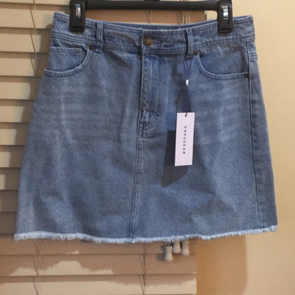Woman’s denim skirt